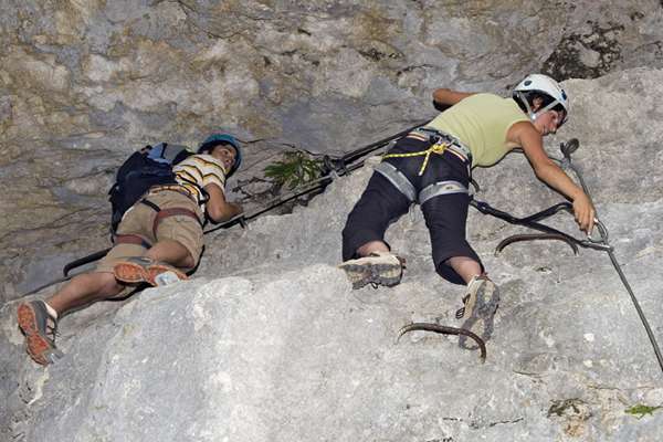 Site de Via Ferrata école : le Nant de Rossane