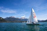 Le lac d'Annecy, lieu d'activités nautiques