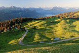 Vue à l'est depuis le sommet - Bauges