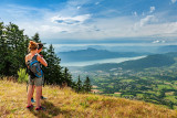 Belvédere du Revard vue sur le lac du Bourget