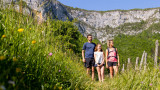 Sous les falaises de la Doria