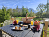 Petit déjeuner au soleil