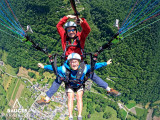saut en parapente biplace Aix les bains