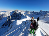 Vallée blanche à ski