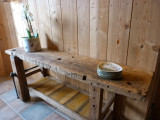 Brocante établi rénové