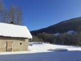 Le four à pain sous la neige