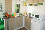 Intérieur du mobil-home - Cuisine
