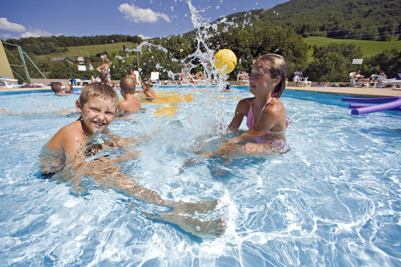 Open-air swimming pool