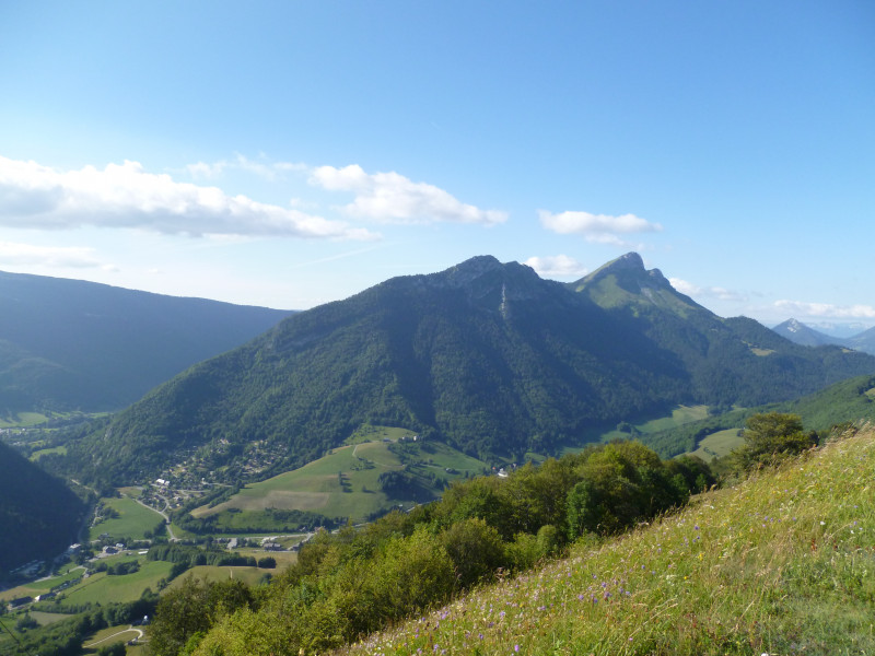 Vue sur les Aillons-Margériaz