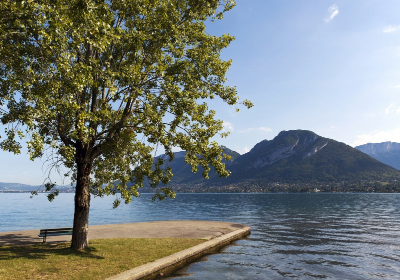 Le lac d'Annecy, lieu de détente