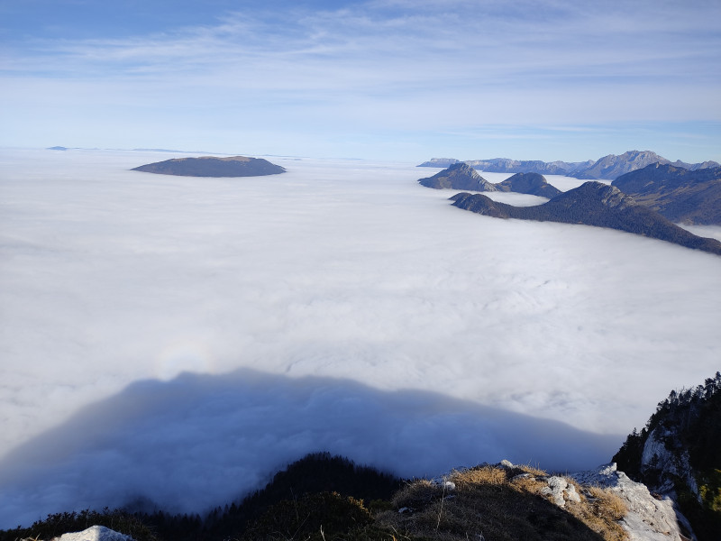 Mer de nuages depuis Rossanaz