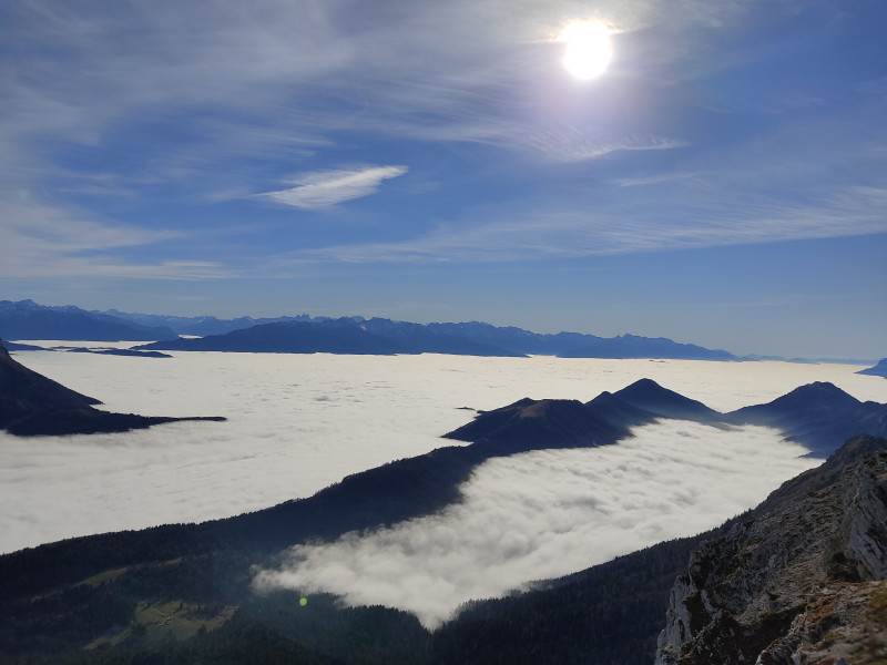 Mer de nuages depuis le Colombier 2