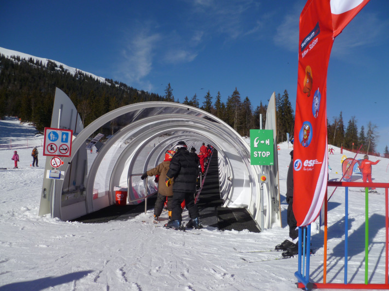 Accès au tapis