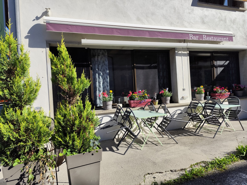 terrasse du Restaurant de la Halte