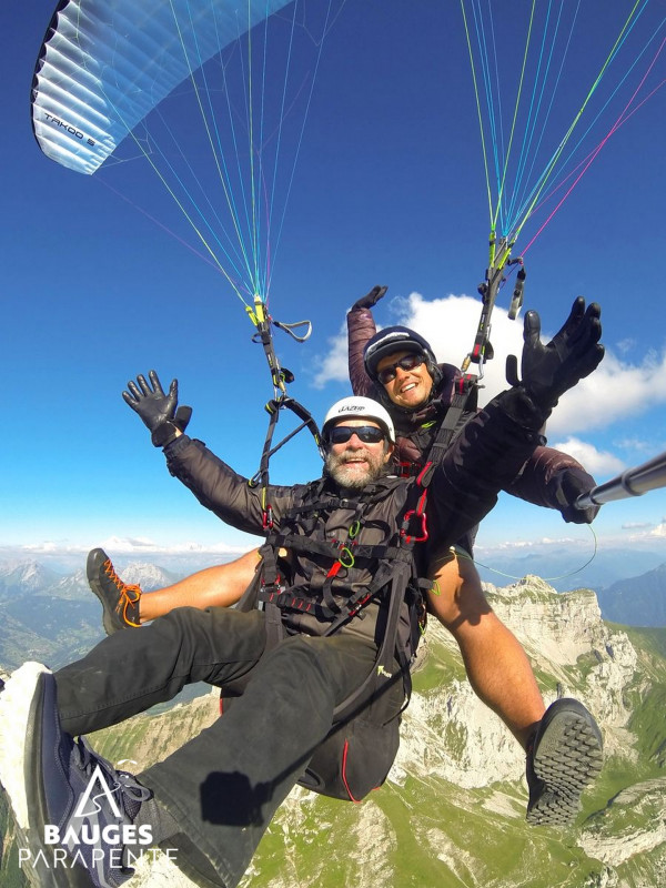 saut en parapente Aix les Bains