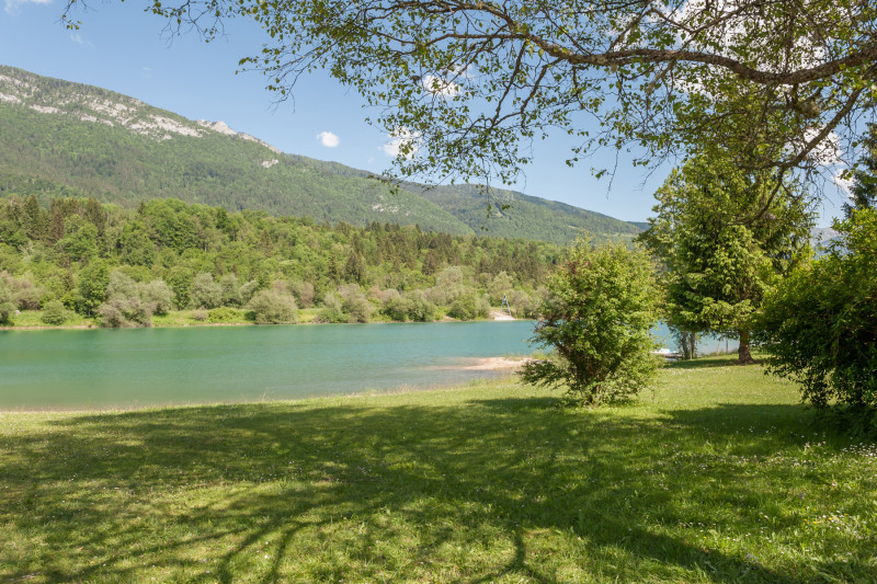 Vue du plan d'eau