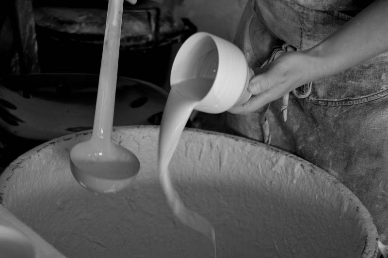 Tournage de la poterie