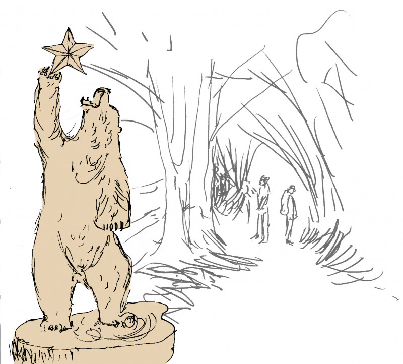 Ours en bois