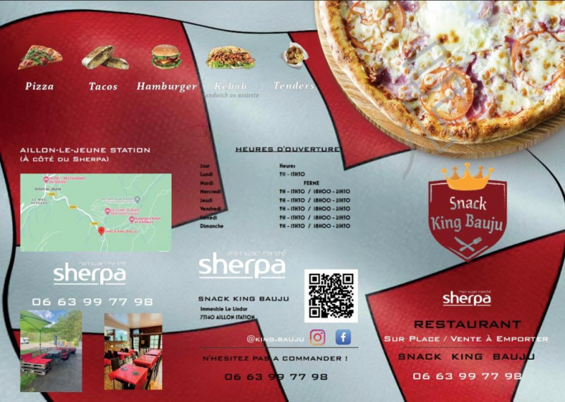 PLAQUETTE SNACK HORAIRES