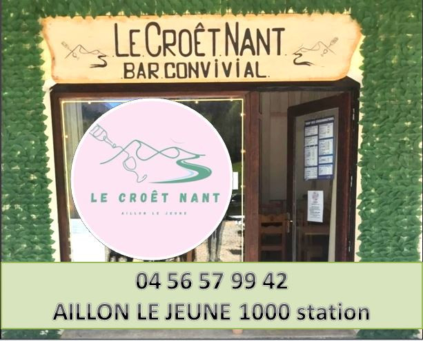 Le Croêt Nant - Bar convivial_Aillon-le-Jeune