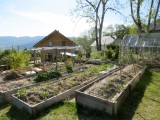 Visite du jardin au refuge des Graines