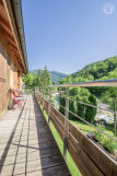 Le balcon d'arrivée