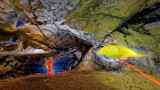 Bivouac souterrain dans les Bauges avec Karst 3E