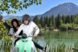 Les Bauges Vespa électrique et détente_Chignin