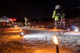 Twilight running races on snow in the Margeriaz ski area_Aillon-le-Vieux