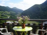 vue du chalet sur Aillon station