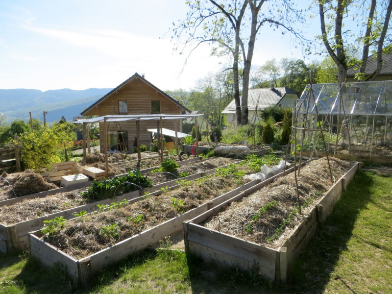 Visite du jardin au refuge des Graines