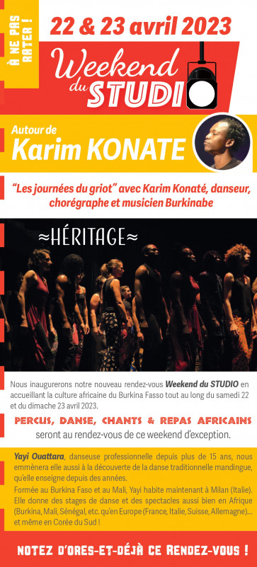 Affiche du stage