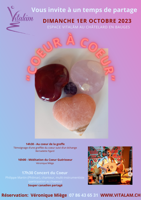 Affiche Coeur à coeur