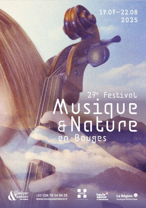 Affiche Festival Musique et Nature en Bauges_Le Châtelard
