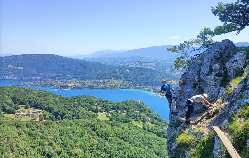 Via ferrata avec Terreo Canyoning_Cléry