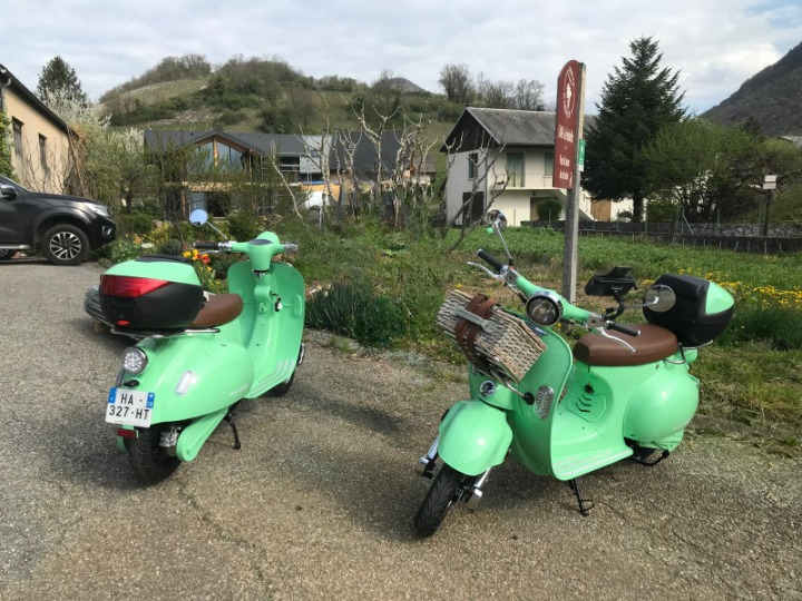 Les Bauges Vespa électrique et randonnées_Aix-les-Bains