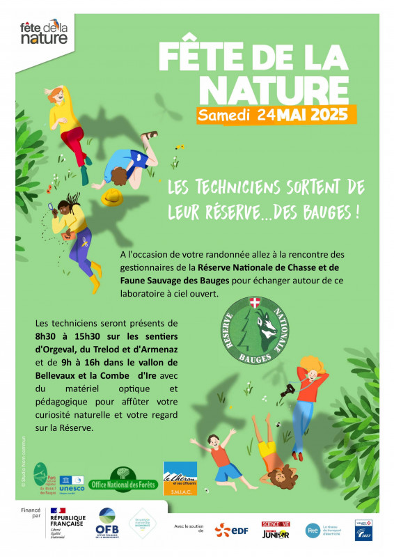 Fête de la nature dans les Bauges- affiche