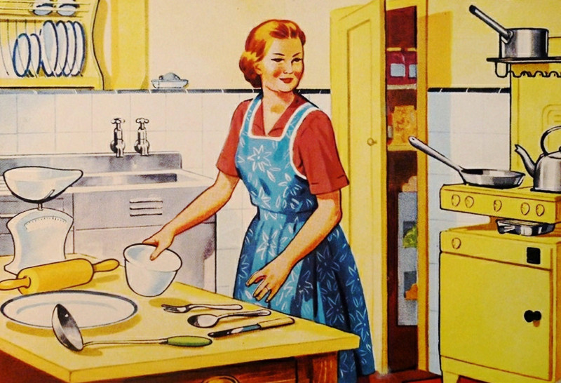 Femme au foyer 1950