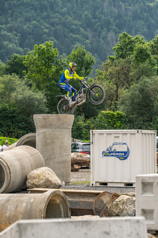 Démo moto trial en Bauges avec Adam RAGA et Guillaume LANIEL_La Compôte