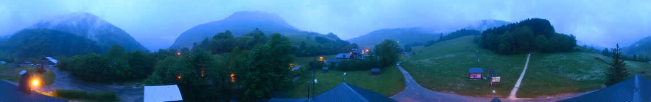 Webcam du centre d'accueil des Aillons-Margériaz